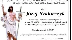 Zmarł Józef Szklarczyk. Miał 71 lat.