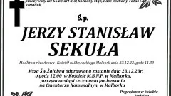 Zmarł Jerzy Stanisław Sekuła. Miał 66 lat.