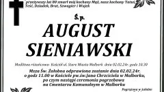 Zmarł August Sieniawski. Żył 80 lat.