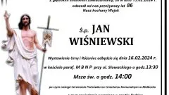 Zmarł Jan Wiśniewski. Miał 86 lat.