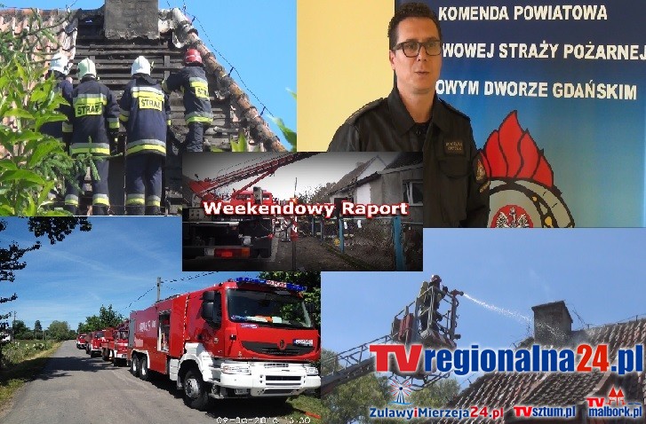 Pożar w Groszkowie. 11 interwencji strażaków. Nowodworski Raport Służb&#8230;