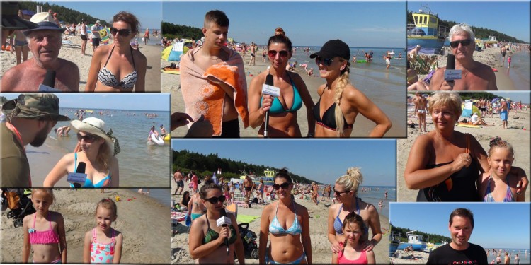 Projekt Plaża. Kąty Rybackie. Pytamy z kamerą jak wam się podoba. - 30.07.2017