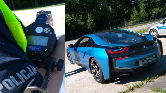 Rosyjski pirat drogowy jechał 234 km/h