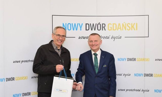 Członek Związku Miast Partnerskich w Hennef odwiedził Nowy Dwór Gdański