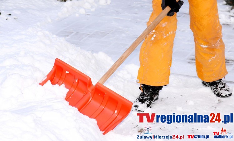 Utrzymanie zimowe dróg i chodników w Nowym Dworze Gd - 19.01.2016