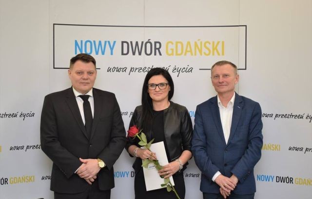 Nowy Dwór Gdański: Wręczenie aktu nadania awansu zawodowego.
