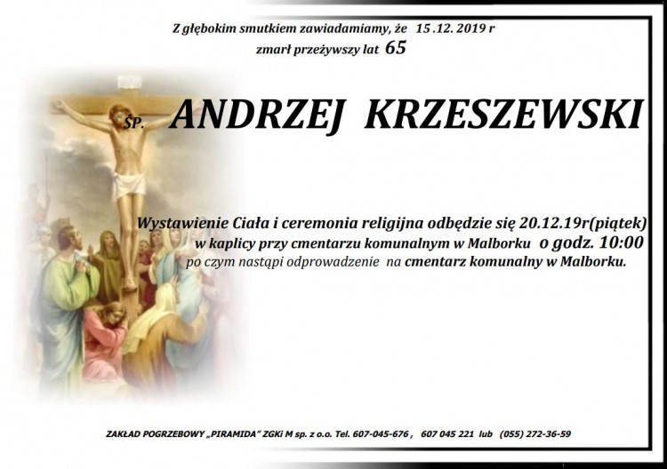 Zmarł Andrzej Krzeszewski. Żył 65 lat.
